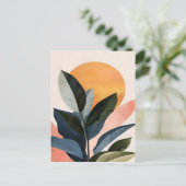 抽象芸術ボホモダンクリップアート印刷可能バンドル – ポストカード (スタンド正面)