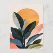 抽象芸術ボホモダンクリップアート印刷可能バンドル – ポストカード (正面)