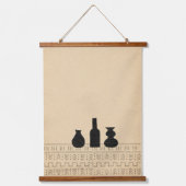 抽象芸術ボホヴァース 吊り下げ型タペストリー (正面)