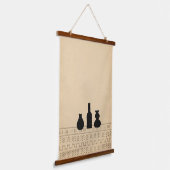 抽象芸術ボホヴァース 吊り下げ型タペストリー (傾斜あり)