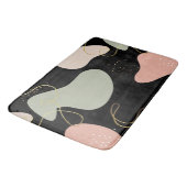 抽象芸術ボホ幾何オーガニック図形パターン バスマット (アングル)