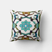 抽象芸術ボホ幾何学デザイン304 クッション (裏面)