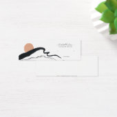 抽象芸術ボージュエリーイヤリング表示カード (デスク)