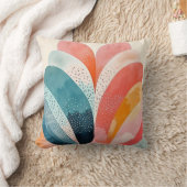 抽象芸術ボーホパタカラフルーン クッション (ブランケット)