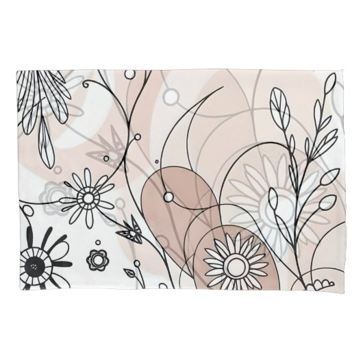 抽象芸術ボーモダンミニマルスタイル 枕カバー (正面)