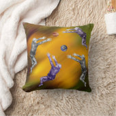 抽象芸術ボールファイトクッション クッション (ブランケット)