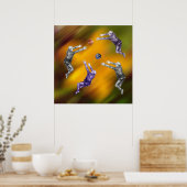 抽象芸術ボール戦ポスター ポスター (キッチン)