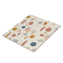 抽象芸術ボーレトロコレクシモダンョン タイル