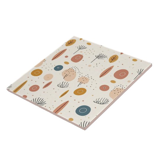 抽象芸術ボーレトロコレクシモダンョン タイル (側面)