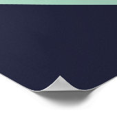 抽象芸術ボー自然風景 ポスター (角)