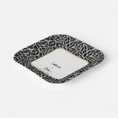 抽象芸術ボ結婚タニックテーマ ペーパープレート (傾斜あり)