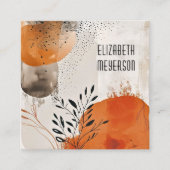 抽象芸術ボ離れホーの通話カード コーリングカード (正面)