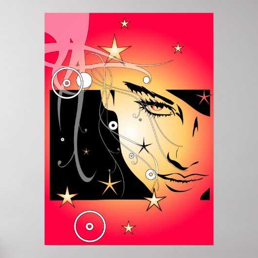 抽象芸術ポスター ポスター (正面)