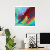 抽象芸術ポスター ポスター (ホームオフィス)