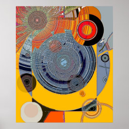 抽象芸術ポスター – Propaine ポスター