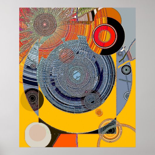 抽象芸術ポスター – Propaine ポスター (正面)