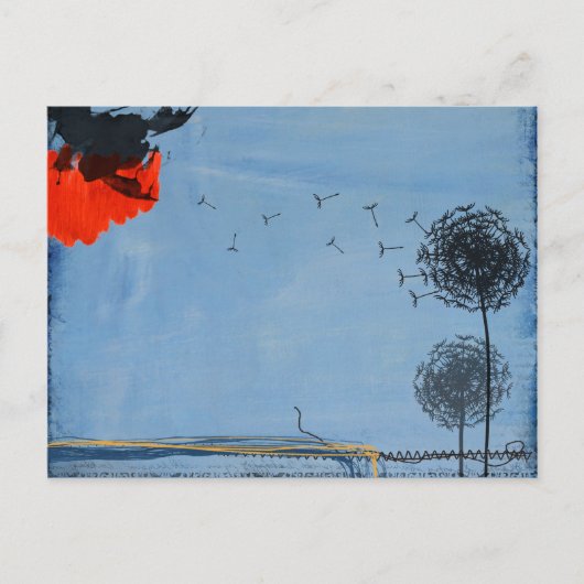 抽象芸術ポストカード ポストカード (正面)