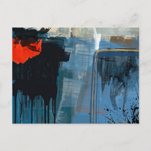 抽象芸術ポストカード ポストカード (正面)