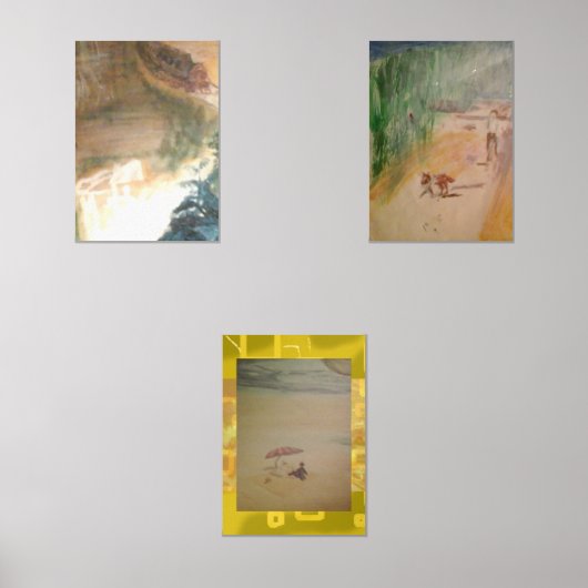 抽象芸術ポップコーン・アニメ&シーショアでのピクニック (正面)