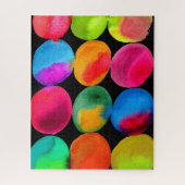 抽象芸術ポップ・アートのアートカラーの塊 ジグソーパズル (縦)