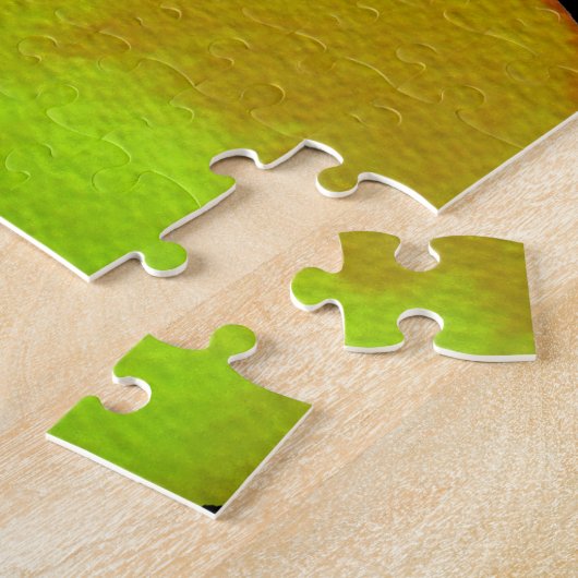 抽象芸術ポップ・アートのアートカラーの塊 ジグソーパズル (側面)