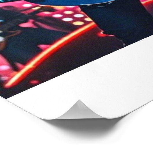 抽象芸術ポップ・アートのミュージカル楽器 ポスター (角)