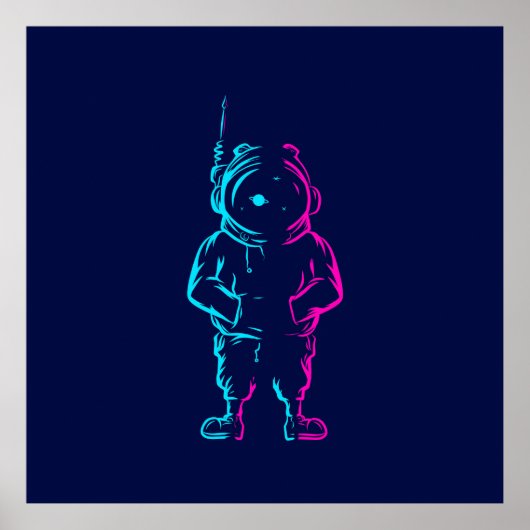 抽象芸術ポップ・アートの術 ポスター (正面)