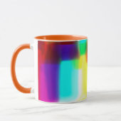 抽象芸術ポパートプライマリクラシックレインボーMUG, 11oz マグカップ (左)
