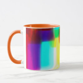 抽象芸術ポパートプライマリクラシックレインボーMUG, 11oz マグカップ