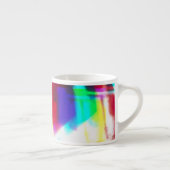 抽象芸術ポパートプライマリレインボースペシャリティマグ エスプレッソカップ (右)
