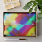 抽象芸術ポパートプライマリレインボーティッシュペーパー 薄葉紙 (ギフト)