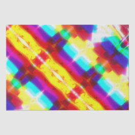 抽象芸術ポパートプライマリレインボーティッシュペーパー 薄葉紙