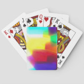 抽象芸術ポパートプライマリレインボートランプ トランプ (裏面)