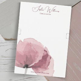 抽象芸術ポピーブレスレットジュエリー表示カード