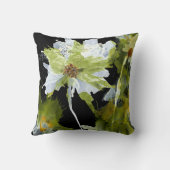 抽象芸術ポピー花装飾用クッション クッション (裏面)