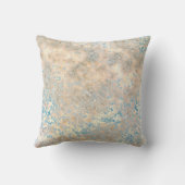 抽象芸術ポリエステル装飾用クッション16インチx 16インチ クッション (裏面)