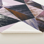 抽象芸術ポリゴンパターン、カラフル三角形。 シェルパブランケット (3/4)