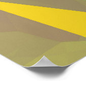 抽象芸術ポリゴン141 ポスター (角)