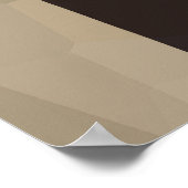 抽象芸術ポリゴン212 ポスター (角)