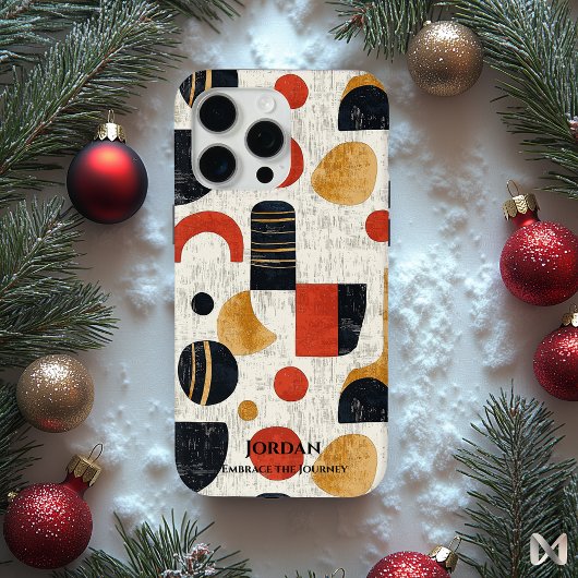 抽象芸術ポリネシアタパ – カルチュラルエレガンス Case-Mate iPhoneケース