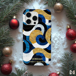 抽象芸術ポリネシア波 – 巧みなリズム iPhone 15 PRO MAXケース