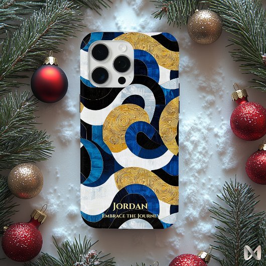 抽象芸術ポリネシア波 – 巧みなリズム Case-Mate iPhoneケース