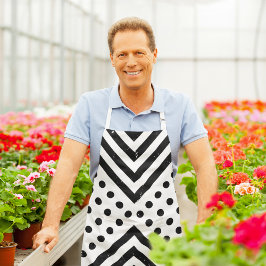 抽象芸術ポルカ エプロン