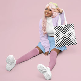 抽象芸術ポルカ トートバッグ