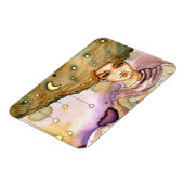 抽象芸術ポートレートと女かわいらし性 マグネット (左側)