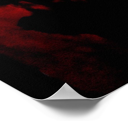 抽象芸術ポートレートの女絵画性 – アートプリント ポスター (角)