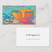 抽象芸術ポートレート美容師 名刺 (正面/裏面)