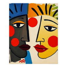 抽象芸術ポートレート芸術