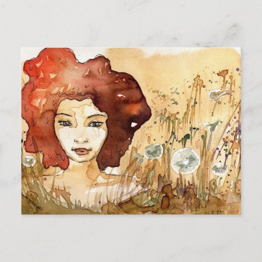 抽象芸術ポートレート3 ポストカード (正面)