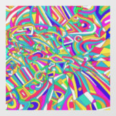 抽象芸術ポートレート ウィンドウサイン (シート)